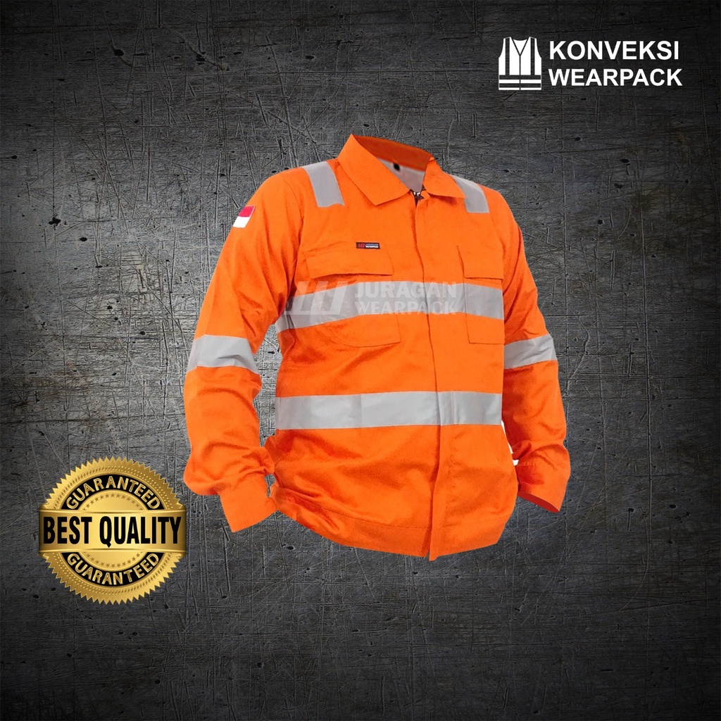 Wearpack Safety Atasan Warna Orange