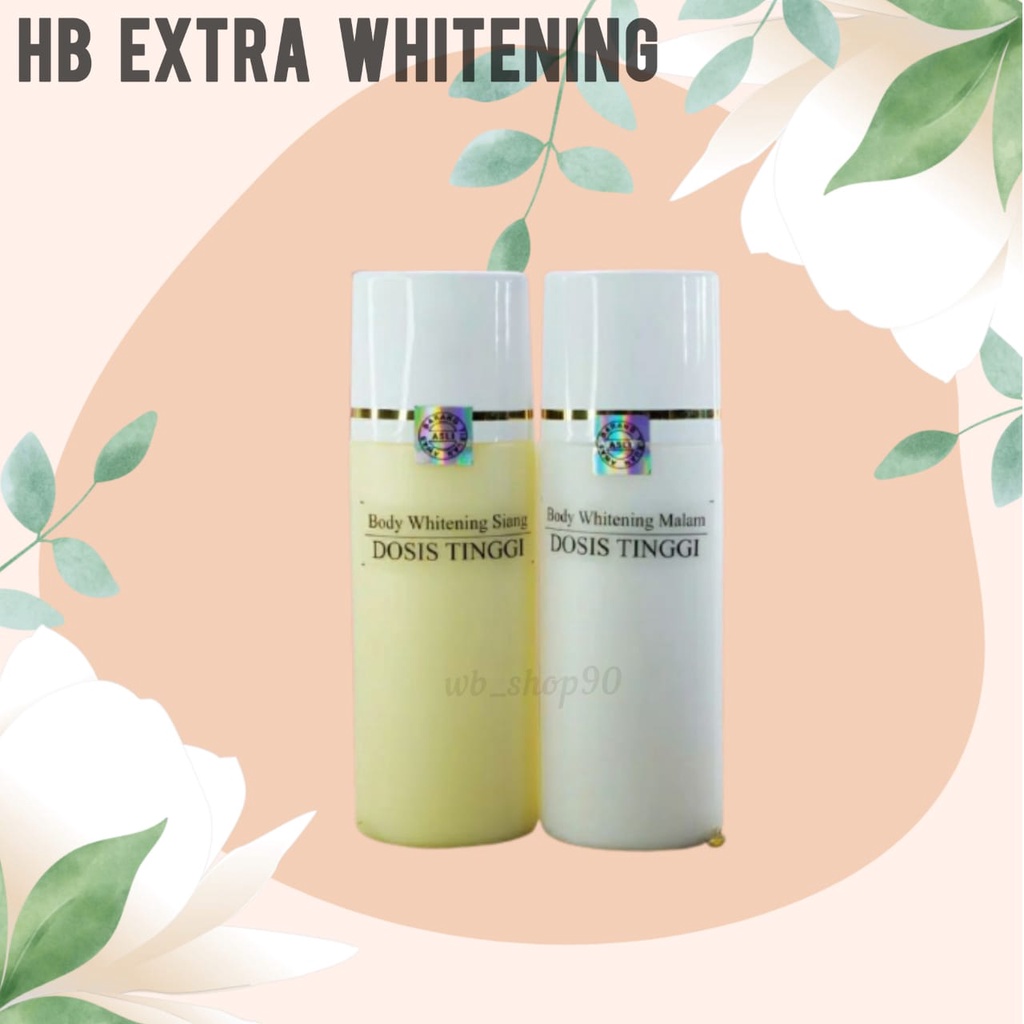 ORIGINAL HB PEMUTIH EXTRA WHITENING DOSIS TINGGI HAND BODY LOTION  PEMUTIH BADAN BPOM TUBUH HANDBODY
