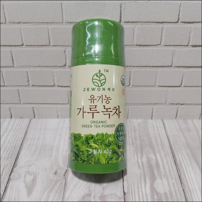 

JEWON ORGANIC GREEN TEA POWDER KOREAN 40 GRAM