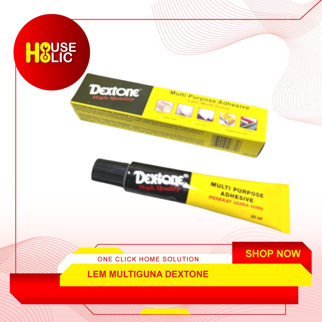 Lem Multi Purpose Adhesive / Lem Multi Guna Bening Dextone