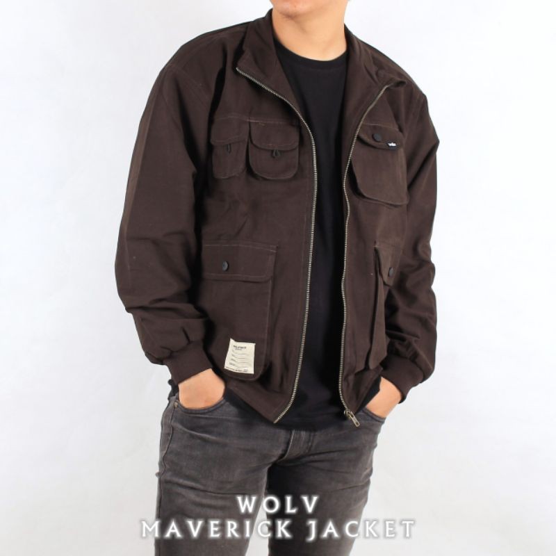 JAKET MAVERICK-JAKET KANVAS-JAKETK KANVAS-JAKET PRIA-JAKET ORIGINAL-COD-BAYAR DITEMPAT