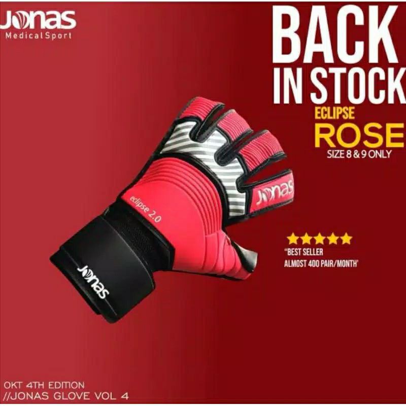 sarung tangan kiper jonas