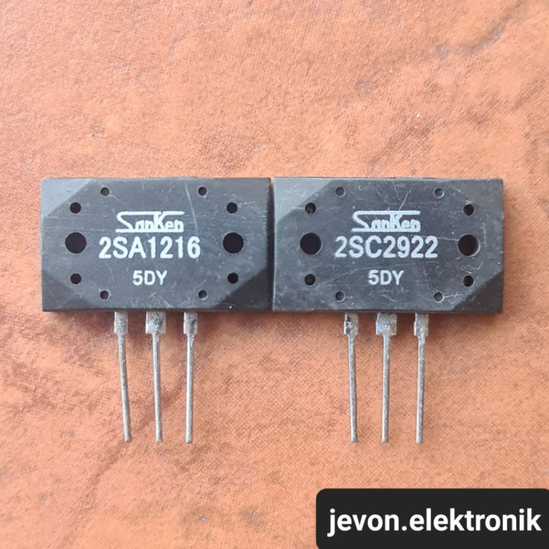 Transistor Sanken 2SA1216 2SC2922 5DY II 1 Set IC SA1216 SC2922 SA 1216 SC 2922