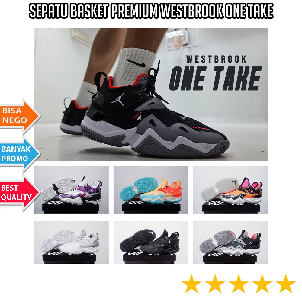 Sepatu Basket / Sneakers Basket Jordan Westbrook One Take