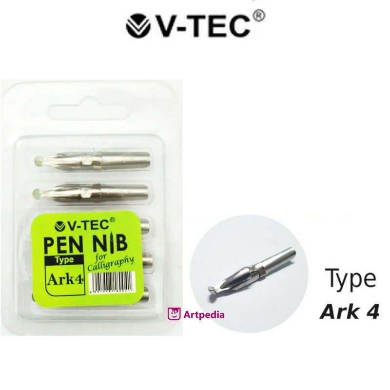 

Best Seller !! V-Tec Comic & Caligraphy Pen Nibs Ark 4 (isi 5) - Nib Kaligrafi / Pulpen Kaligrafi