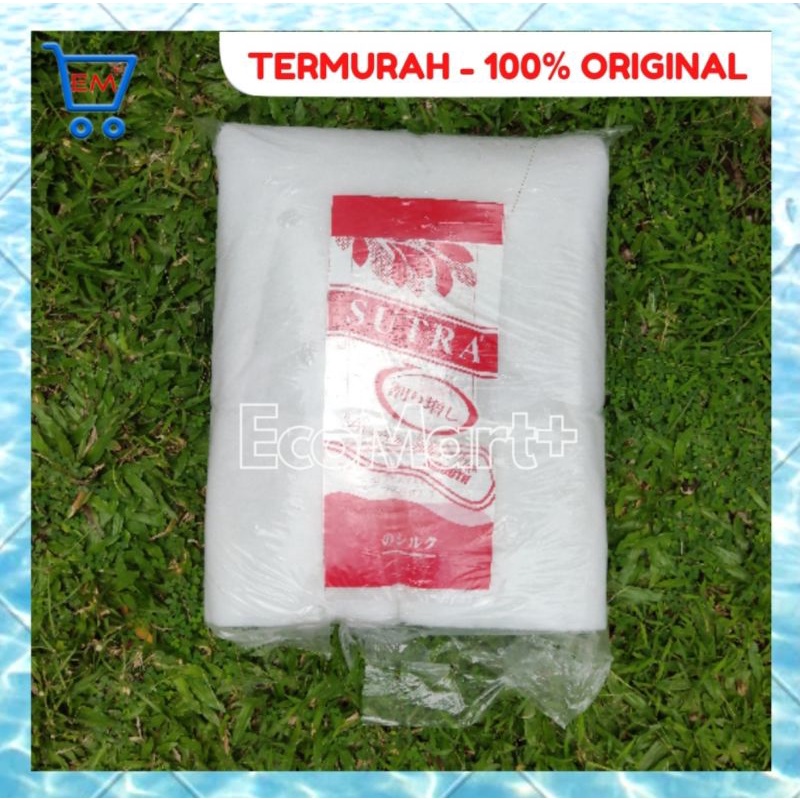 Kapas SUTRA MERAH 100x100 cm isi 1 , Kapas Filter Akuarium Tebal Penjernih Air