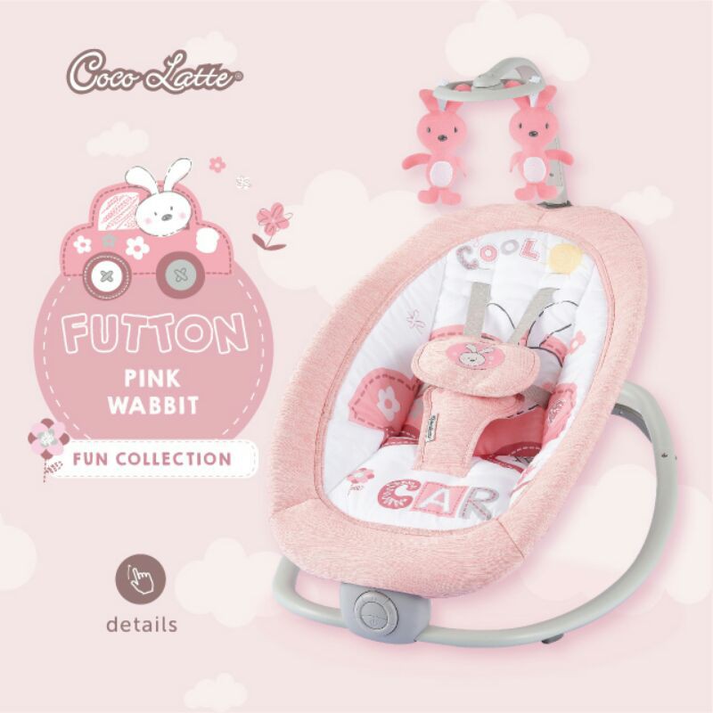 Cocolatte bouncer rocker futton fun collection / kursi ayun