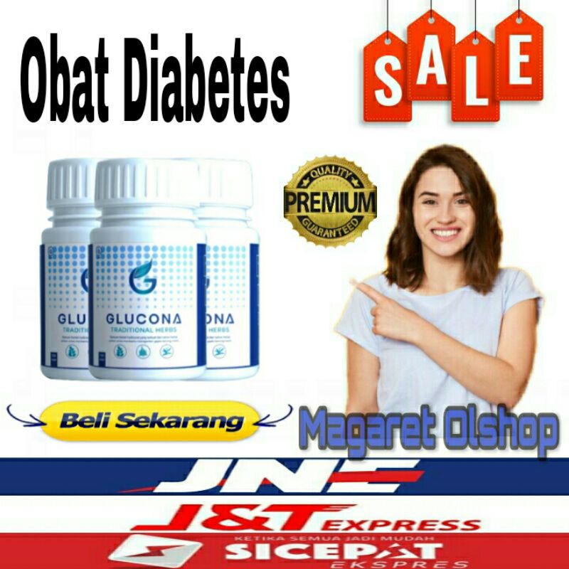 Glucona Asli Obat Diabetes Gula Darah Kencing Manis Herbal Bpom Original