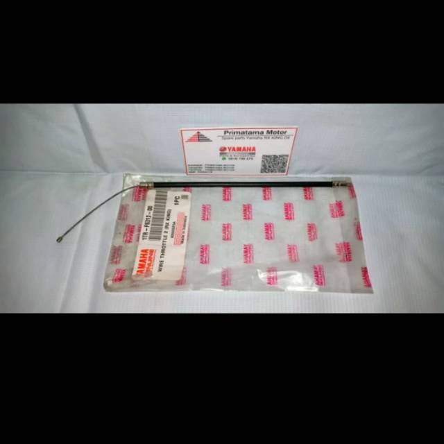 KABEL GAS RX KING LAMA COBRA TUA LAWAS.RXS KABEL GAS RX KING BAGIAN BAWAH KE KARBURATOR 1TR-F6312-00