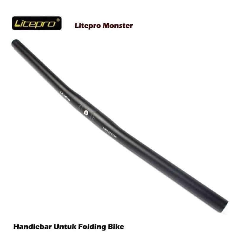 PROMO ***Handlebar Stang Litepro Monster 25,4x580mm Sepeda lipat