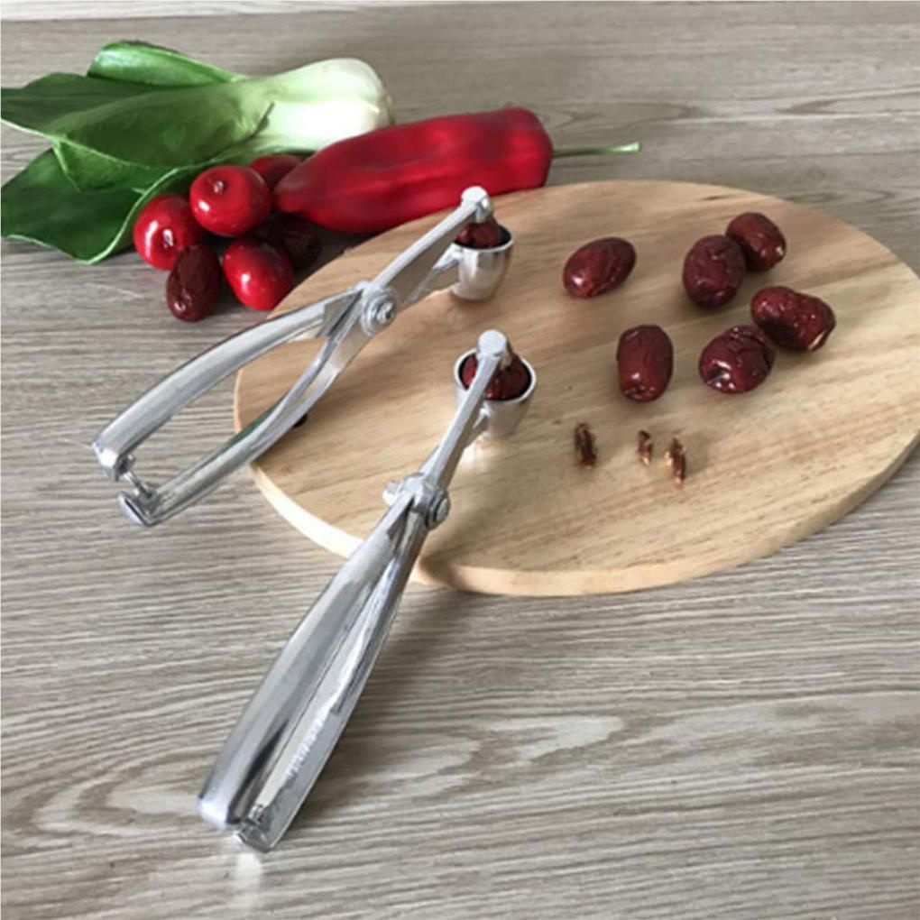 Cherry Alat Pitter Buah Zinc Alloy Corer Aksesori Aksesoris Dapur Rumah Tangga Manual Menekan Olive Pitters Gadget