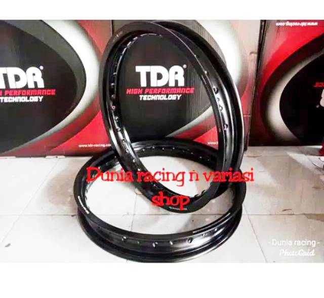 Velg TDR 215 17 Hitam Harga satuan