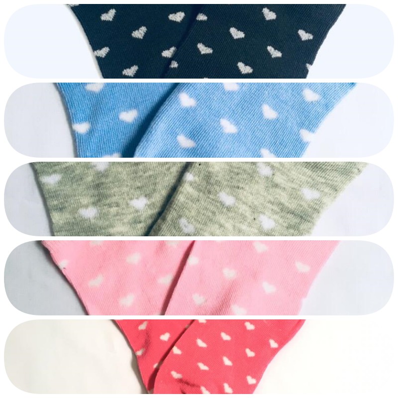 FAYES Kaos Kaki Wanita Ankle Kaos kaki Cute Kaos Kaki Motif Kaos Kaki Semata Kaki Socks U16-5