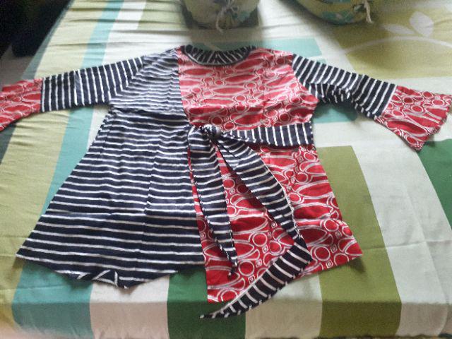 Atasan Batik Dolby Dolbi Dobby Doby Tenun Sutra Tulis Halus Katun Atbm Baron ,sarombit Atasan