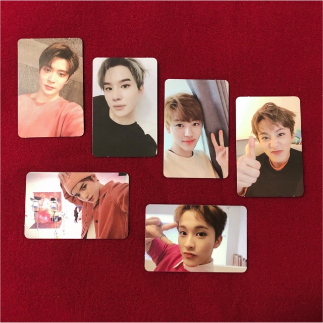 nct 2018 empathy dream & reality photocard pc [jaehyun, jungwoo, jaemin, mark, taeyong]