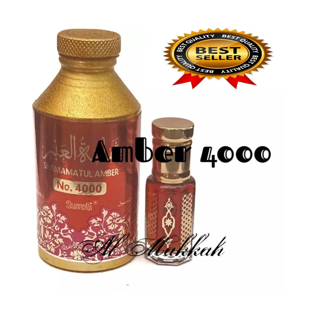 Amber 4000 Shamamatul Surrati Parfum Sholat Murni Asli Halal 100% Tanpa Campuran Lain Minyak Wangi