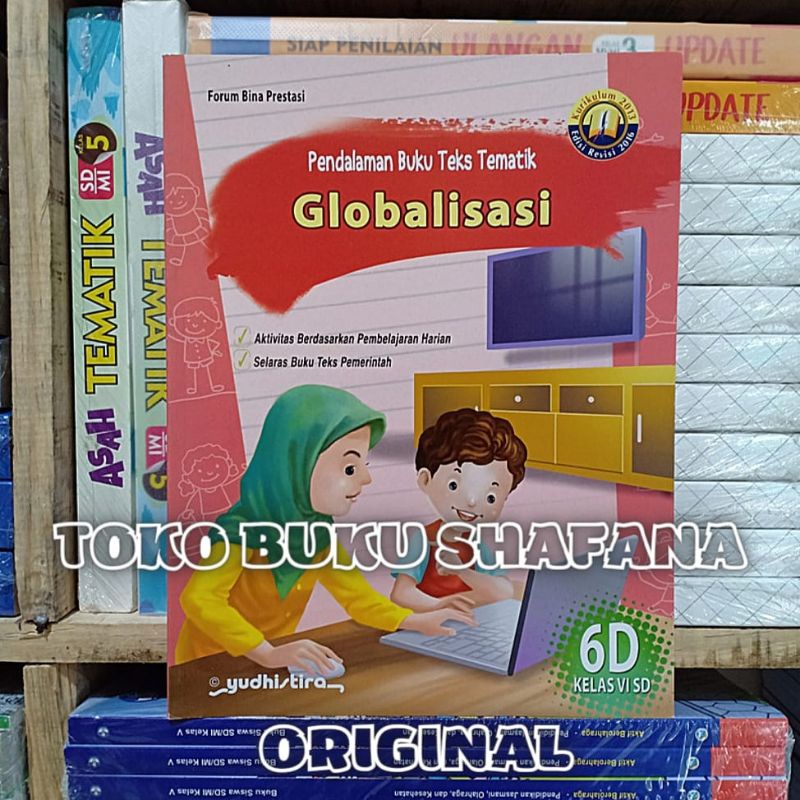 EDISI REVISI !!! PAKET PBT KELAS 6 SD 6A 6B 6C 6D 6E YUDHISTIRA K-13 - PENDALAMAN BUKU TEKS TEMATIK