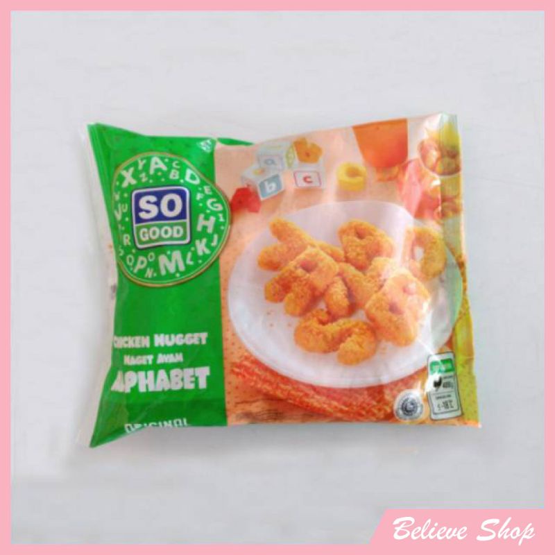 

Nugget Ayam Alphabet So Good 400 gr