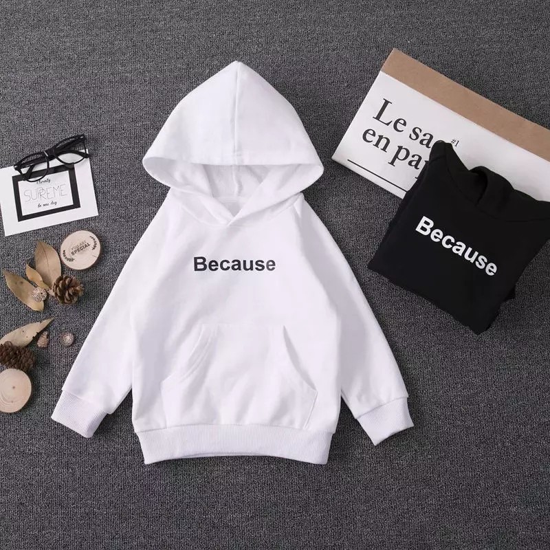 Sweater Anak Because Sweater Fleece Baju Anak Unisex