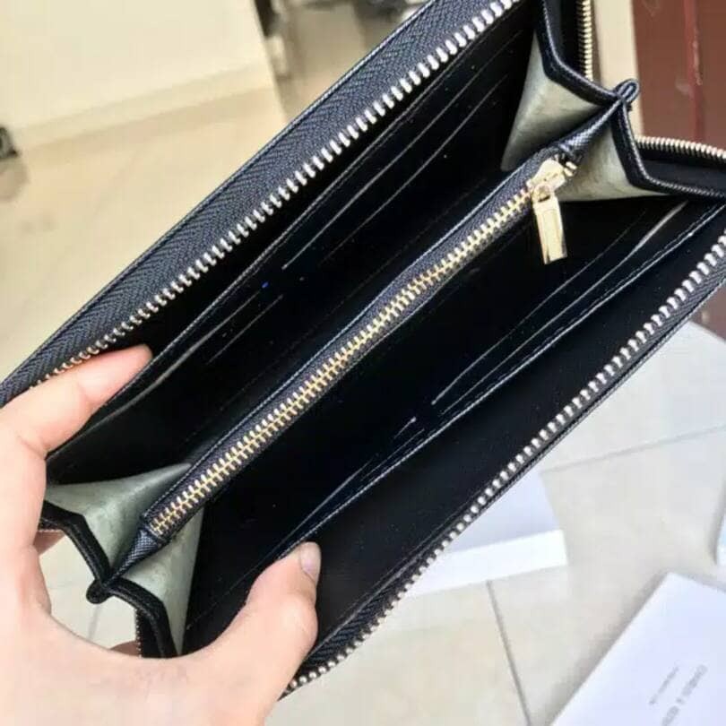EXLUSIVE Tas dompet wanita cewek branded import charles and keith CK zip wallet NEW