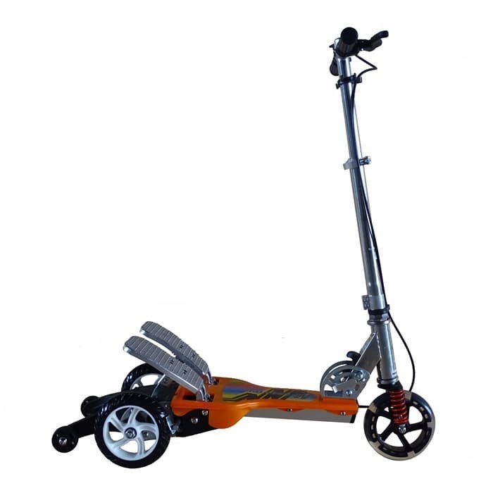 Scooter Injak RMB ORIGINAL - Scooter Injak Happy New Pedal Alloy Handlepost Garansi Kredit COD SNI-Yellow