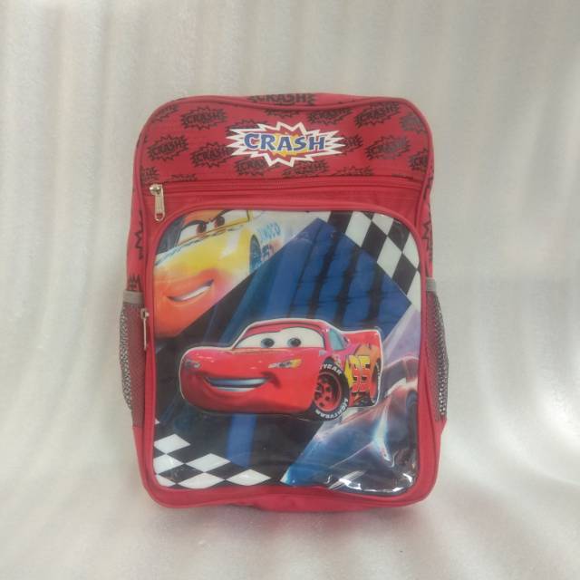 TAS ANAK MCQUEEN  - TAS MCQUEEN - TAS MOBIL - TAS SEKOLAH - TAS ANAK MOBIL - TAS ANAK TK - TAS SD