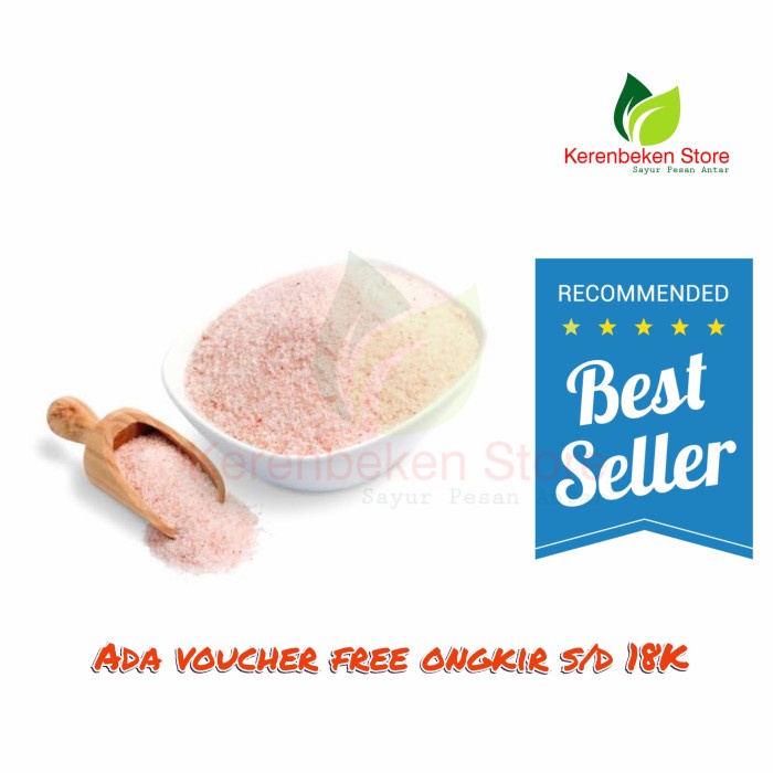 

himalayan pink salt - garam pink himalaya per pack ±50gr