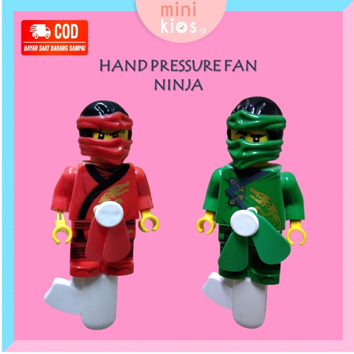 Kipas Angin Tangan Manual Karakter Ninja