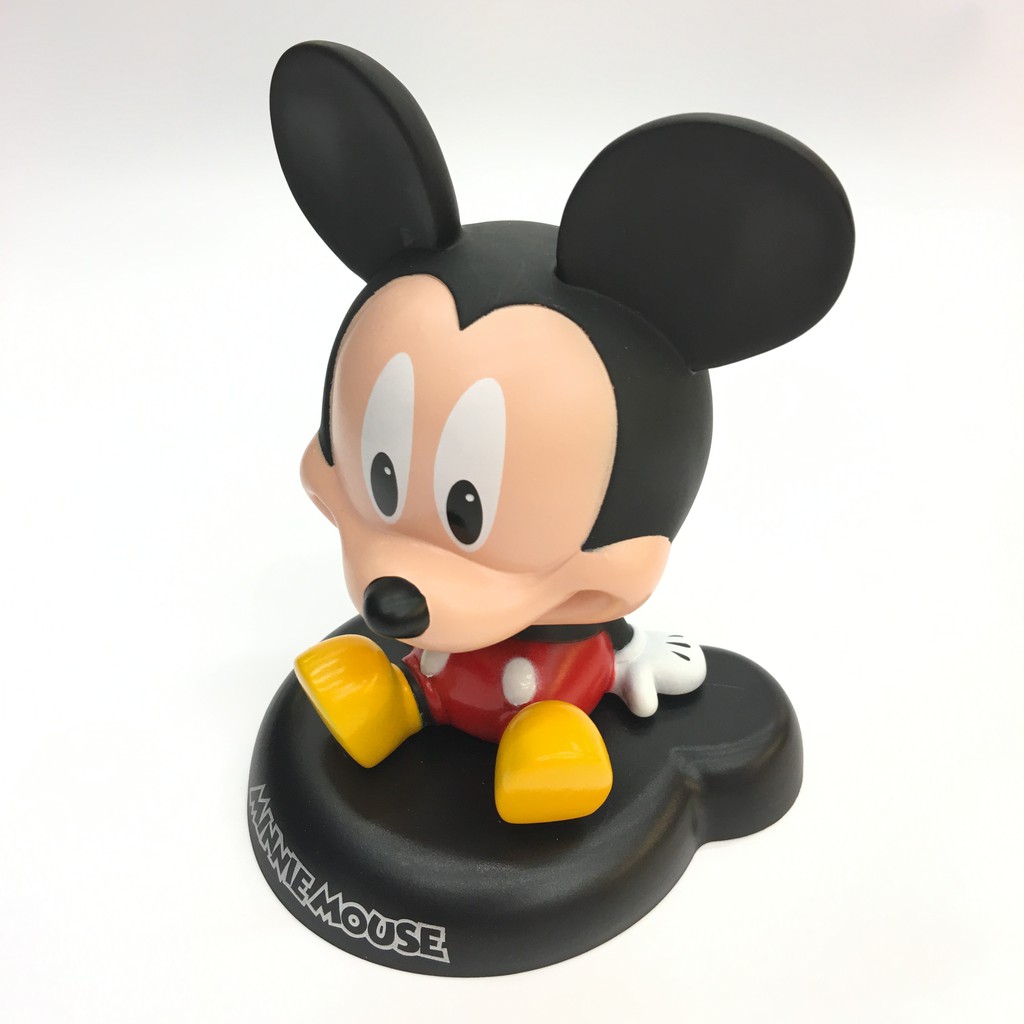 Boneka Figure Miniatur Pajangan Mobil Mickey mouse Minnie Mouse