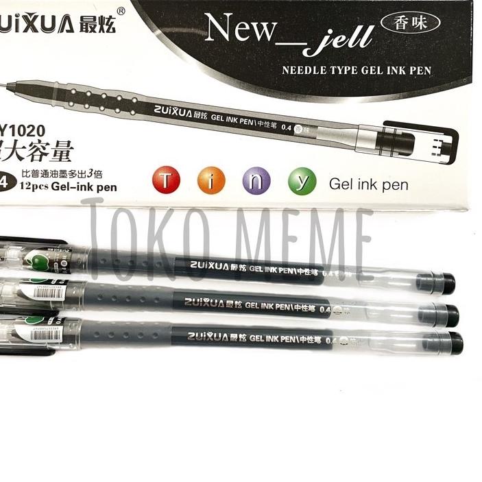 

5.5 Promo >>/【Promo Hari Ini】/5.5 Brands Festival/Bisa COD/【SHOPEE MALL】 [1Pack] Pulpen Gel ZuiXua New Jell 0,4mm - Pulpen Gel New Jell Biru-Merah-Hitam 0,4mm ⚡ERBA MURAH
