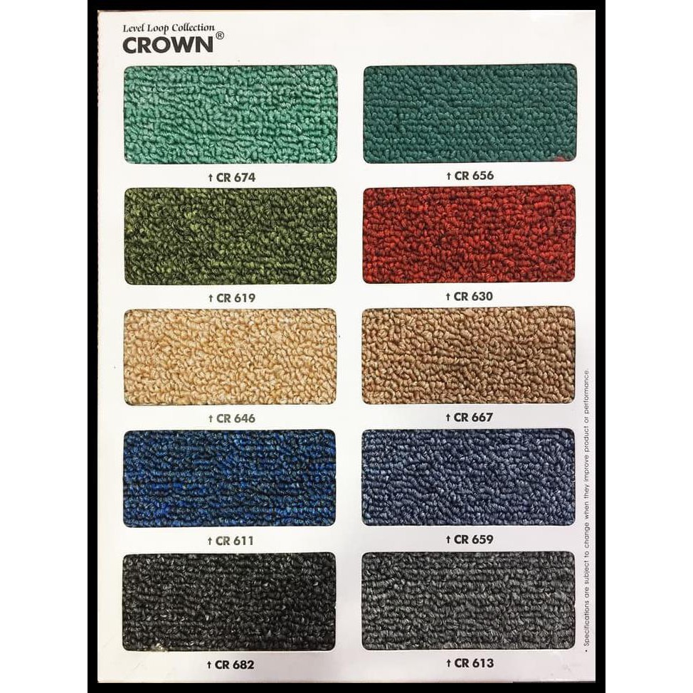 Karpet Meteran Crown (Karpet Crown Untuk Lantai Di Kantor)