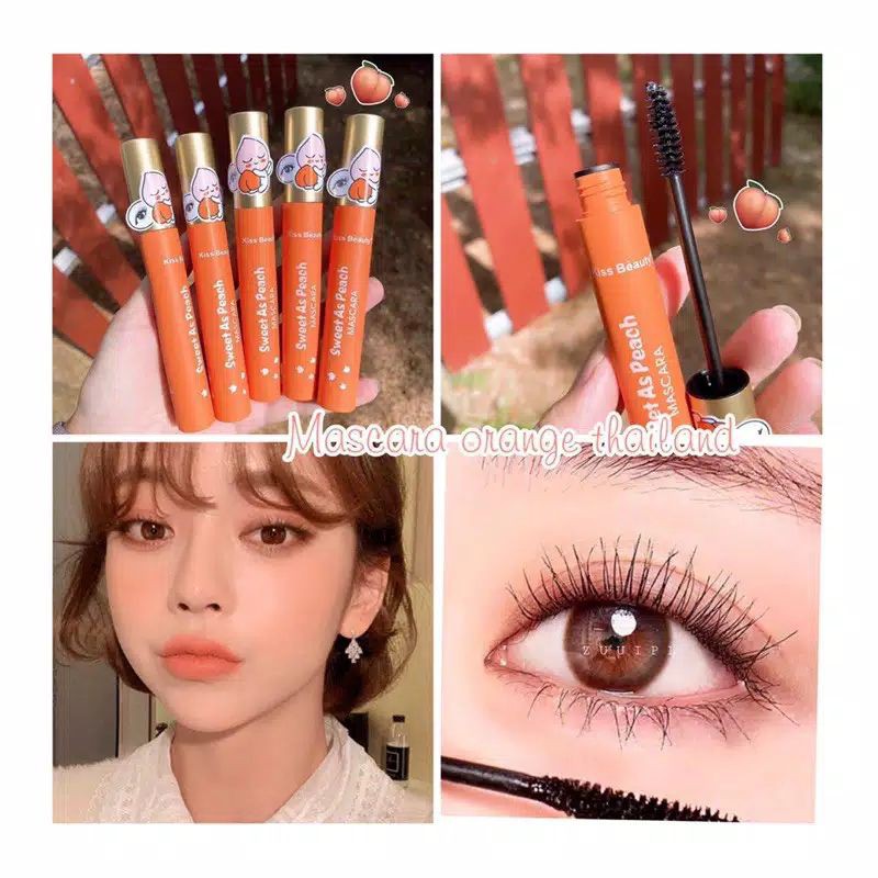 KISSBEAUTY PEACH MASKARA / KISBEAUTY PEACH EYELINER