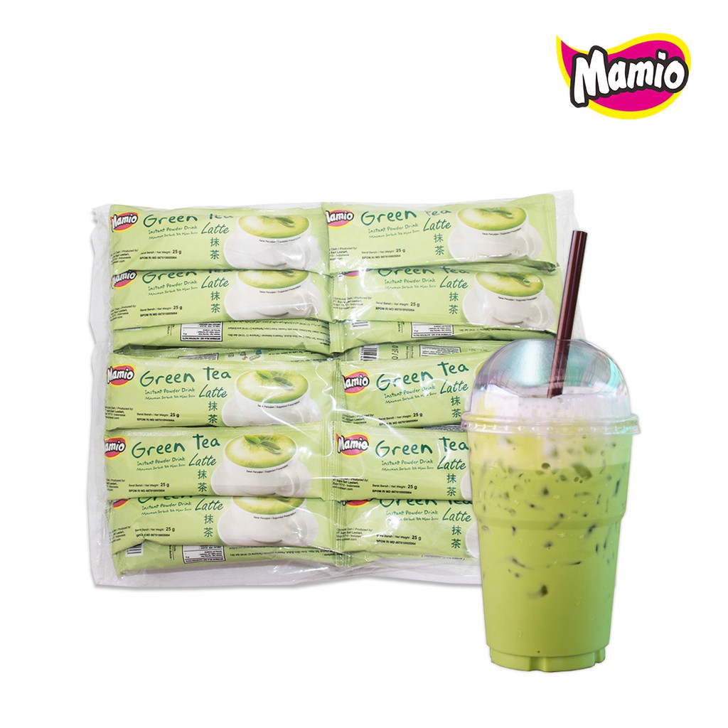 Green Tea Latte Kemasan Bag Isi 30 Sachet mos