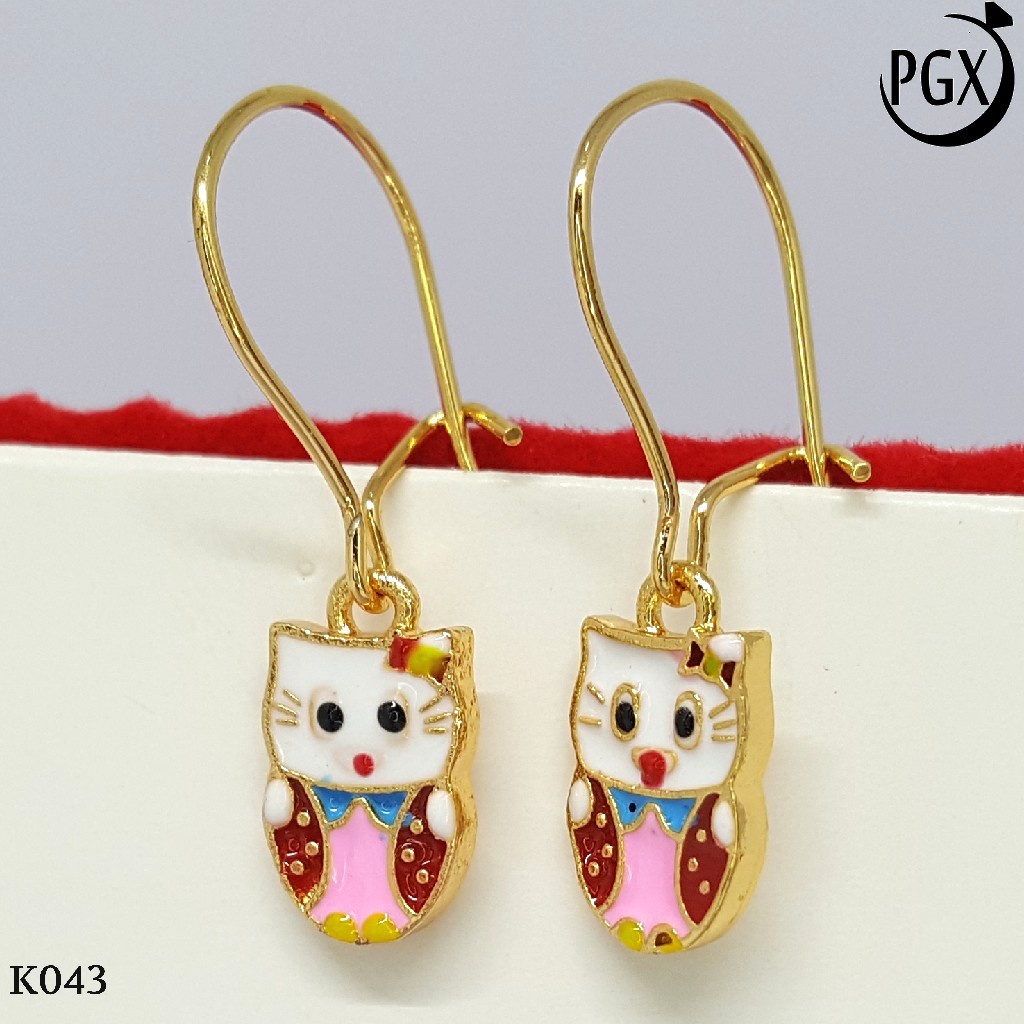 PGX Anting Anak Xuping Aksesoris Perhiasan Lapis Emas Premium - K043