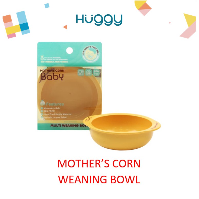 Mother's Corn Weaning Bowl mangkuk mangkok makanan bayi tempat makan bayi lucu Mothers Corn