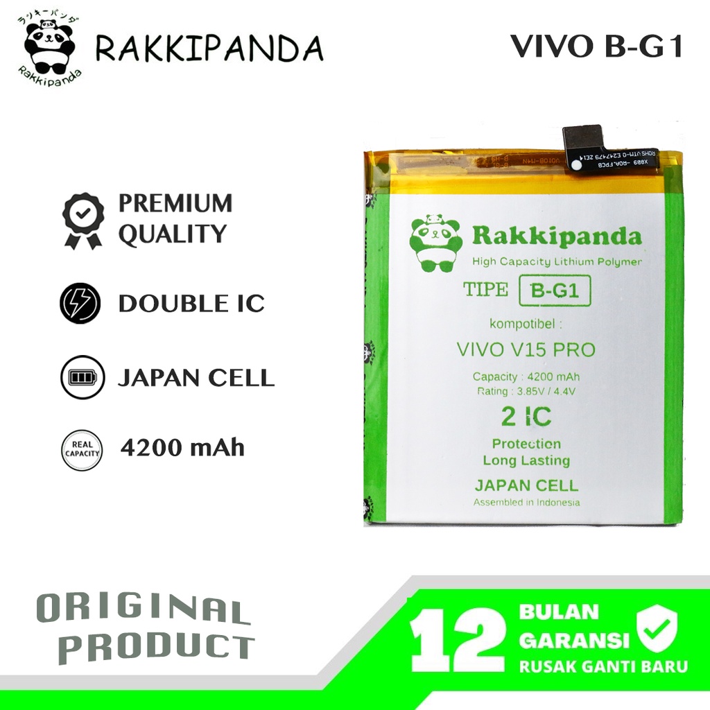 R/K- RakkiPanda - B-G1 BG1 B G1 Vivo V15 Pro Batre Batrai Baterai