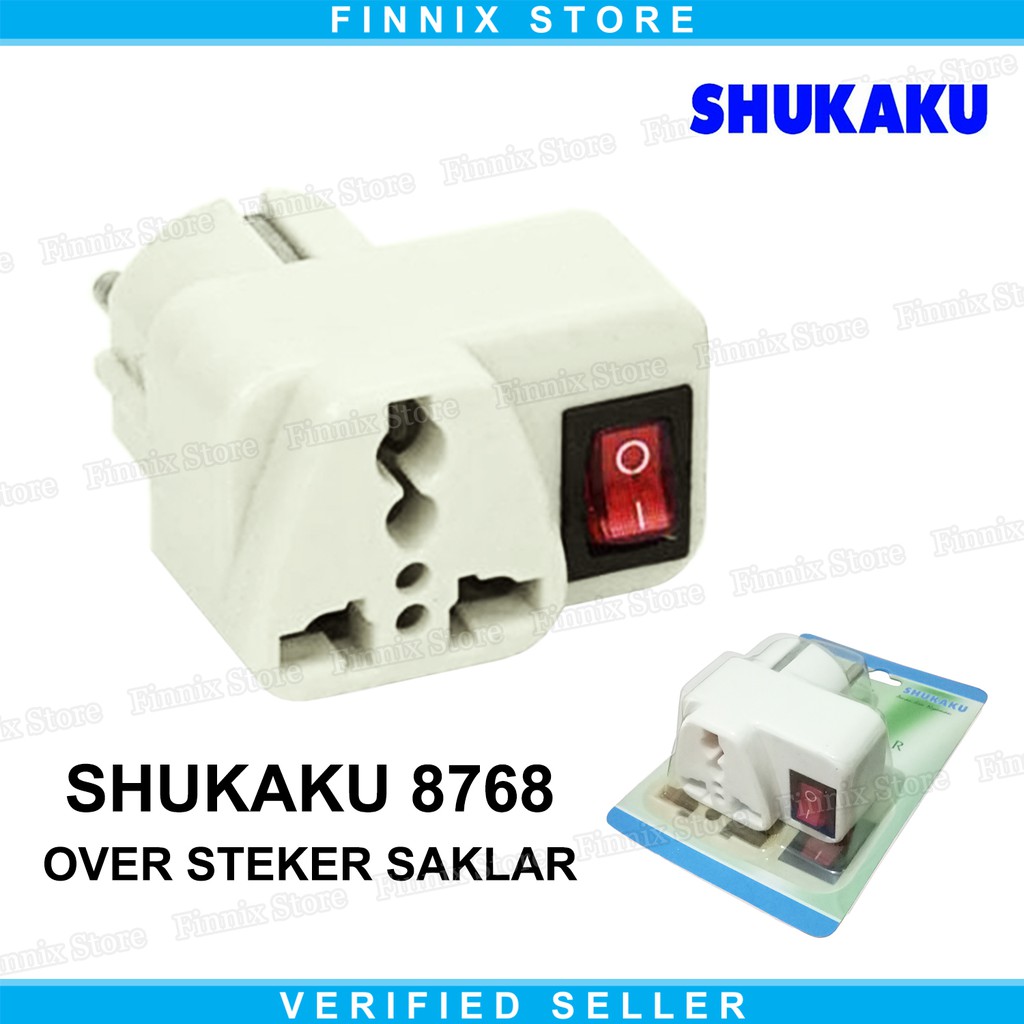 Shukaku Over Steker Saklar Serbaguna - Colokan Listrik - 12 PCS