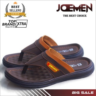  SANDAL  KULIT  PRIA  JOEMEN S 29 ORIGINAL IMPORT  HANDMADE 