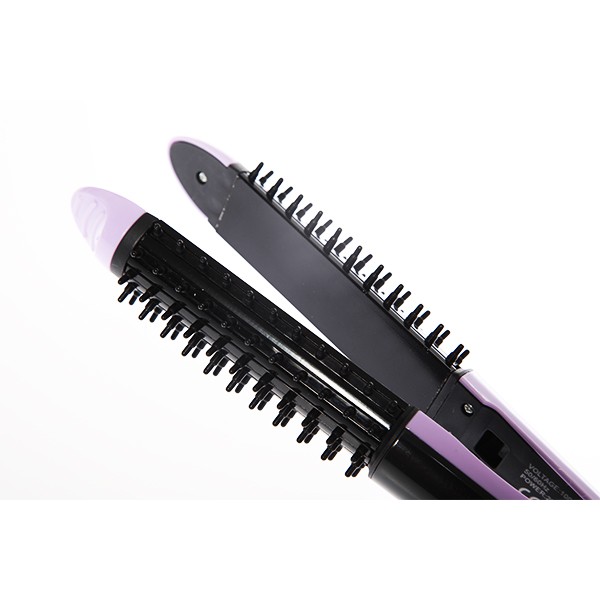 Catok Sisir Blow Ladystar Ls 078 2in1 Lurus , Kriting-ungu