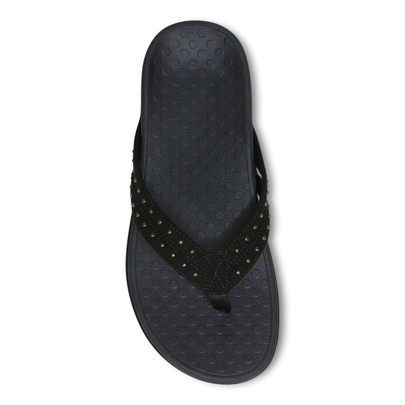 Vionic Tasha Black Sandal Wanita