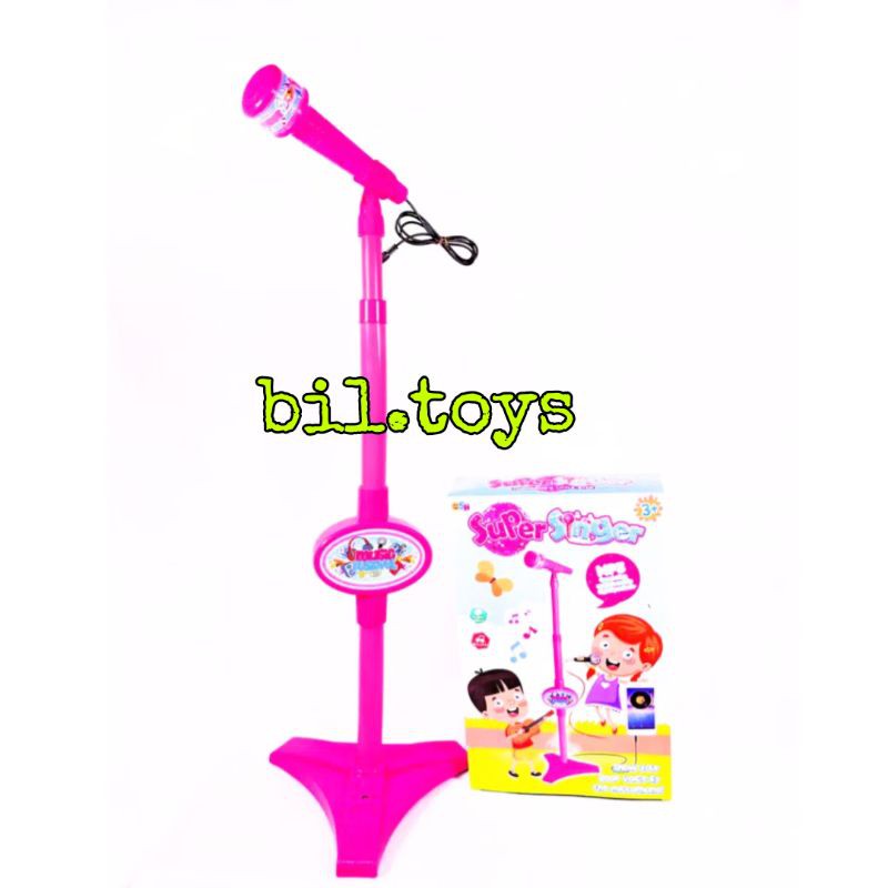 MAINAN ANAK MICROPHONE STAND SUPER SINGGER