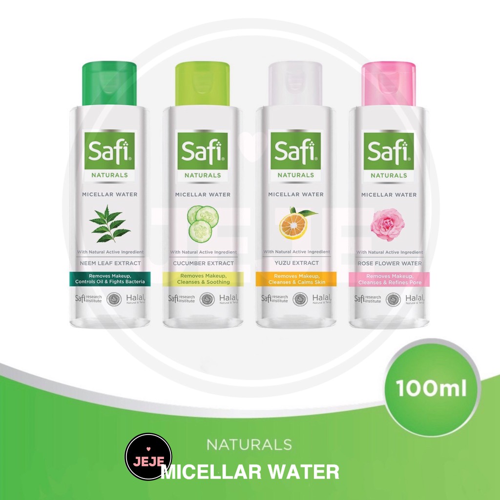 SAFI Naturals Micellar Water | Neem Leaf Cucumber Yuzu Rose Flower