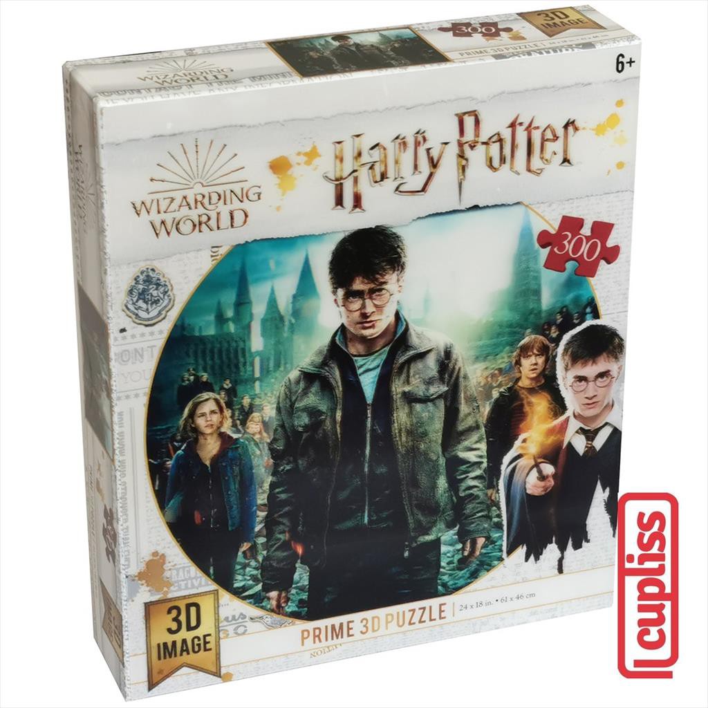 Prime 3D 32582 Harry Hermione Ron 3D Image Puzzle 300 pcs