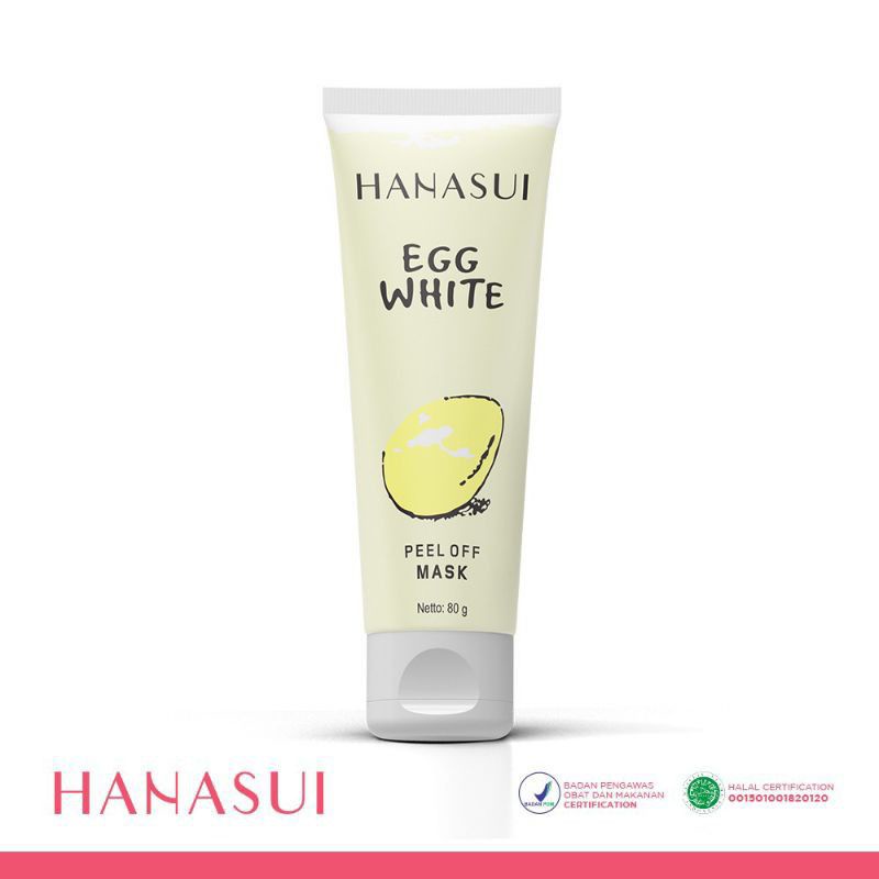 MASKER EGG WHITE HANASUI MASKER TELUR HANASUI
