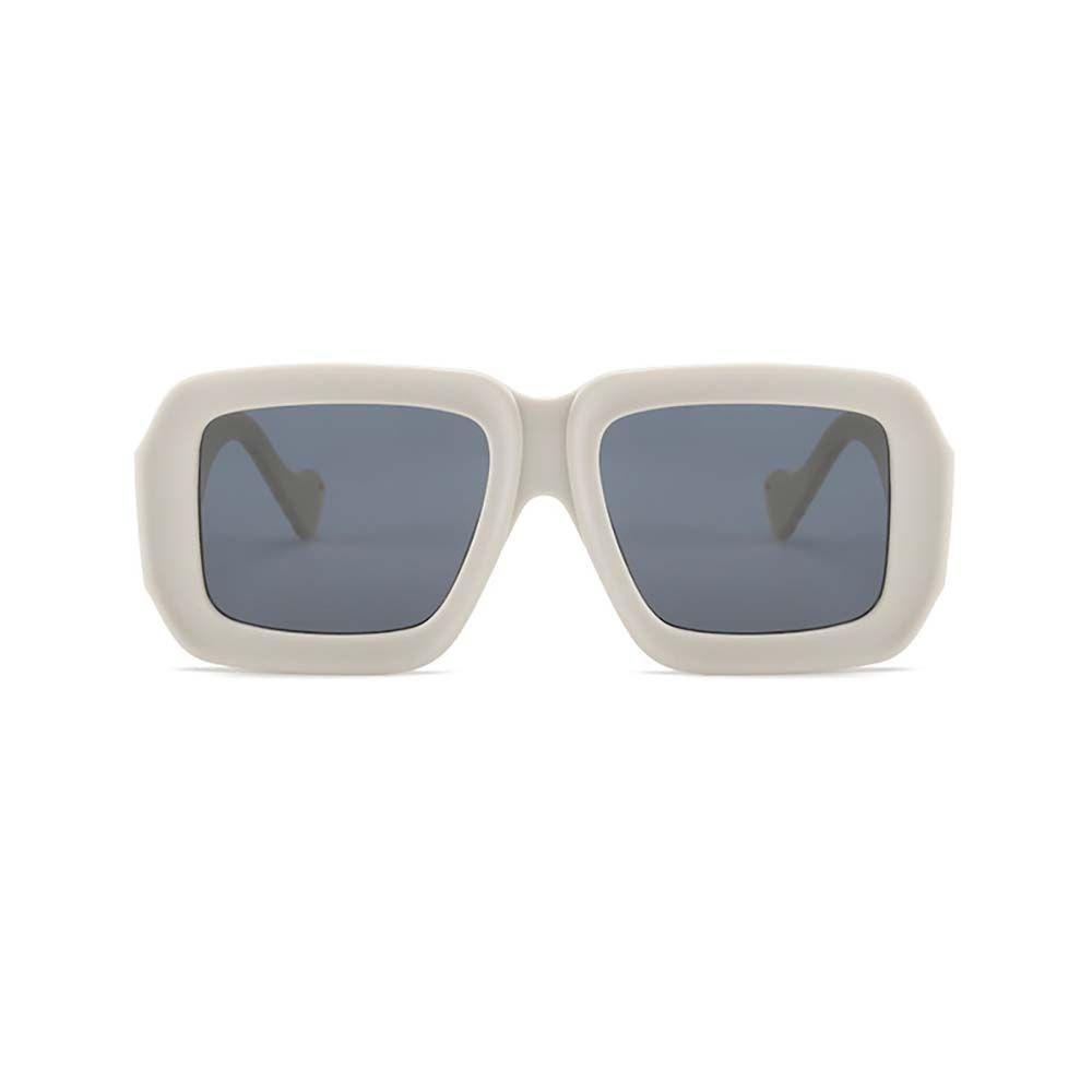 Mxbeauty Kacamata Hitam Checkerboard Fashion Ins Anti UV UV400 Square Street Style Pria Sunglasses