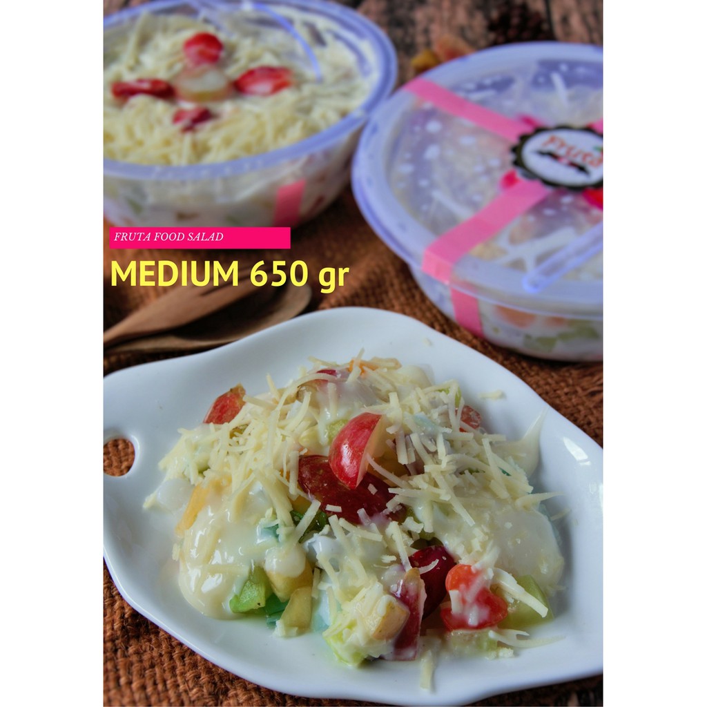 

Fruit Salad / Salad buah MEDIUM 500gr by Fruta Food