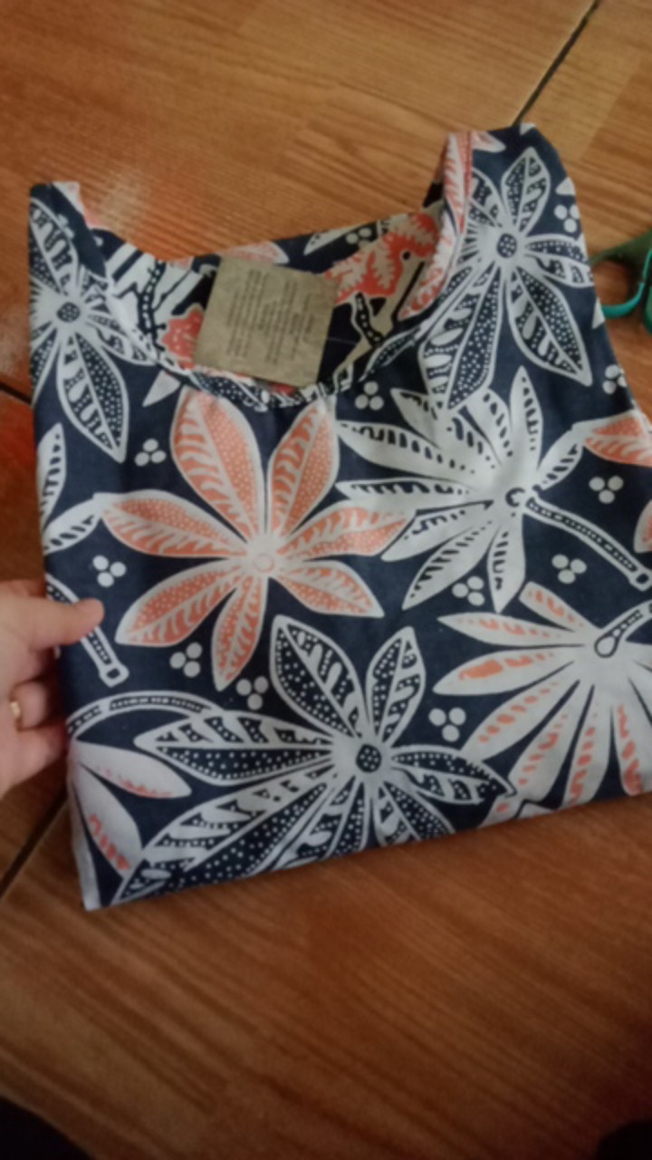 M-l-xl-xxl Batik Tunik Wanita Asj Sa Hrb026 Kenongo Pekalongan Sogan Tulis