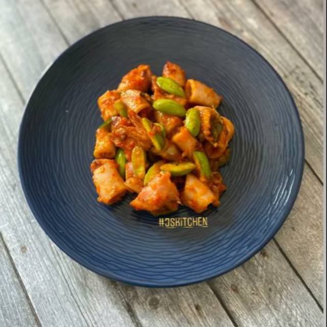 

Cumi asin pete (250 gram)