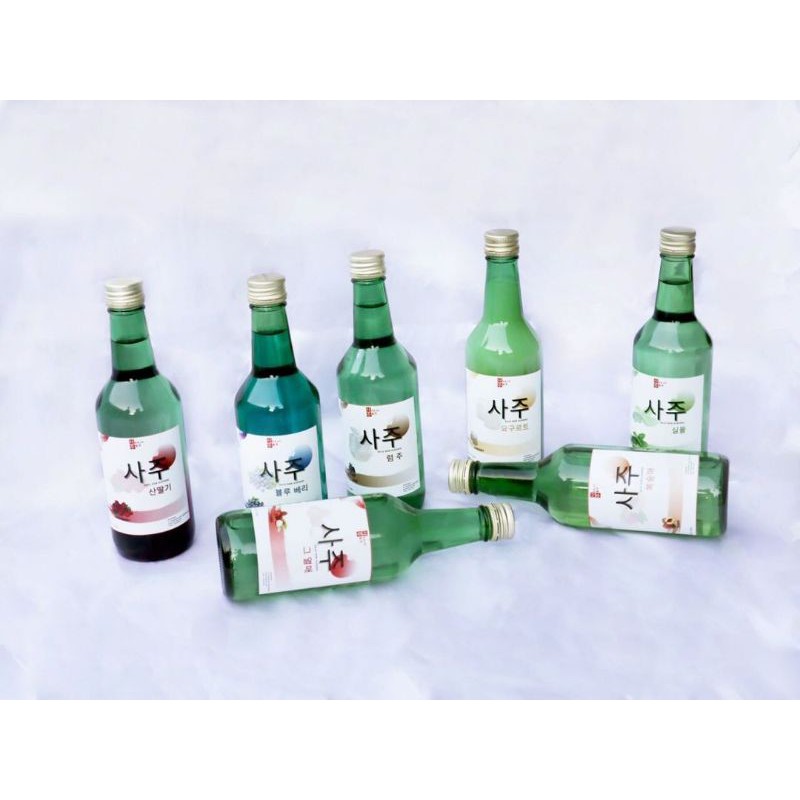 SOJU - SOJU HALAL - SAJU - MINUMAN KOREA - SPARKLING WATER