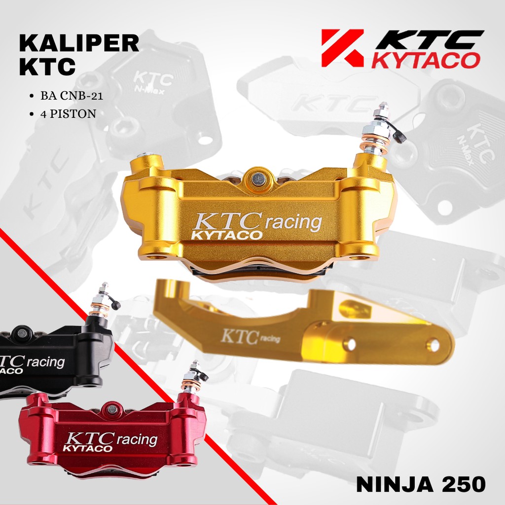 Kaliper pala babi ktc 4P Ninja 250 BA CNB-21 Red